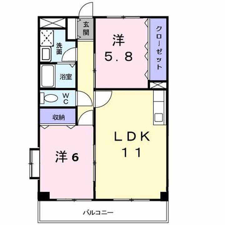 ロンポアンの間取り