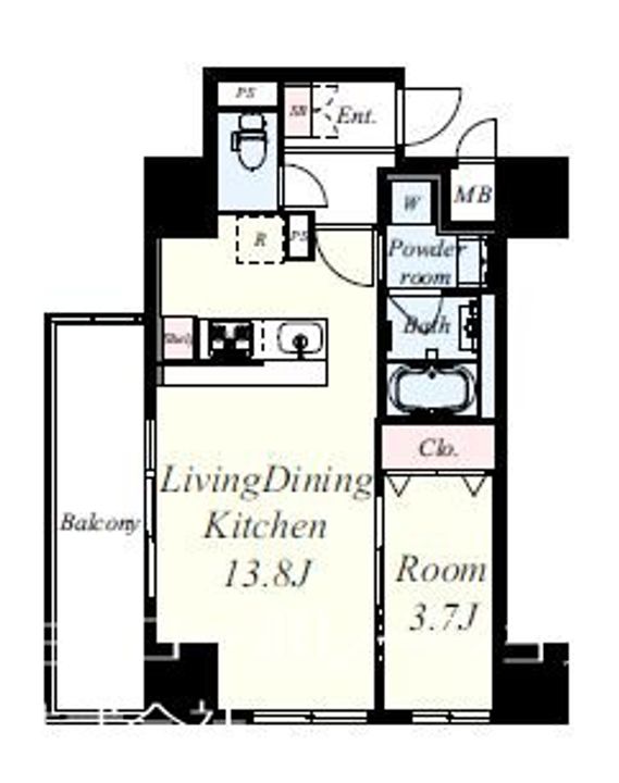 MBC RESIDENCEの間取り