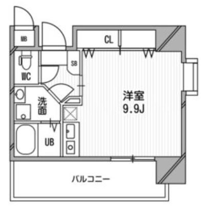 アスリート本町リバーウエストの間取り