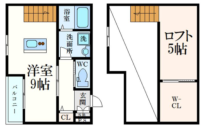 87g K Brand’jr 草津の間取り