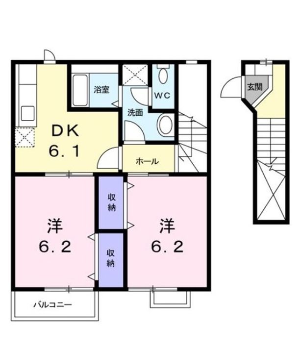 メゾン横山の間取り