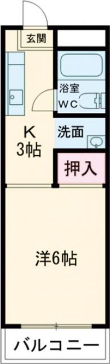 エメラルドマンションの間取り