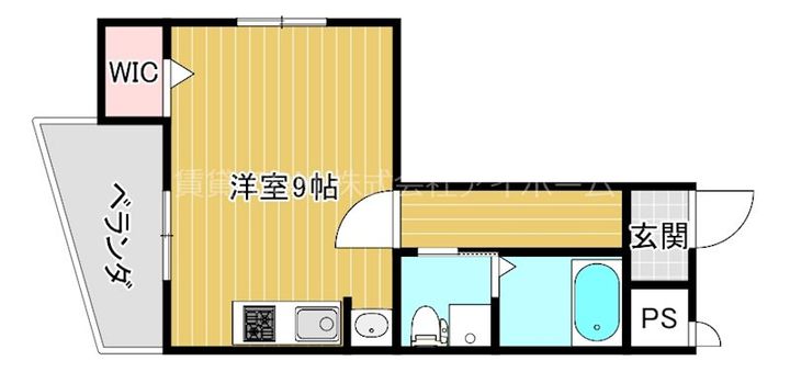 大阪府大阪市東成区大今里西1(マンション)の賃貸物件の間取り