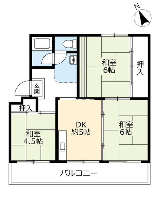 UR高森台の間取り