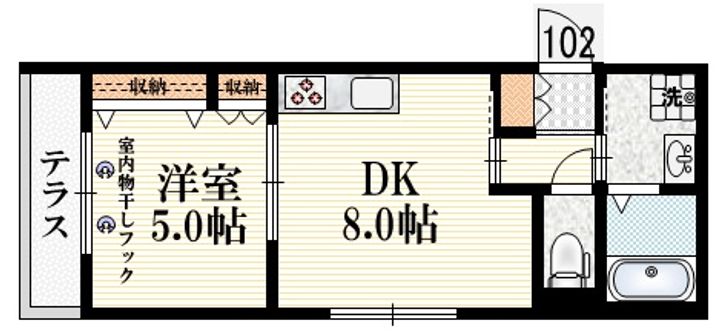 ララ吉祥寺通りの間取り