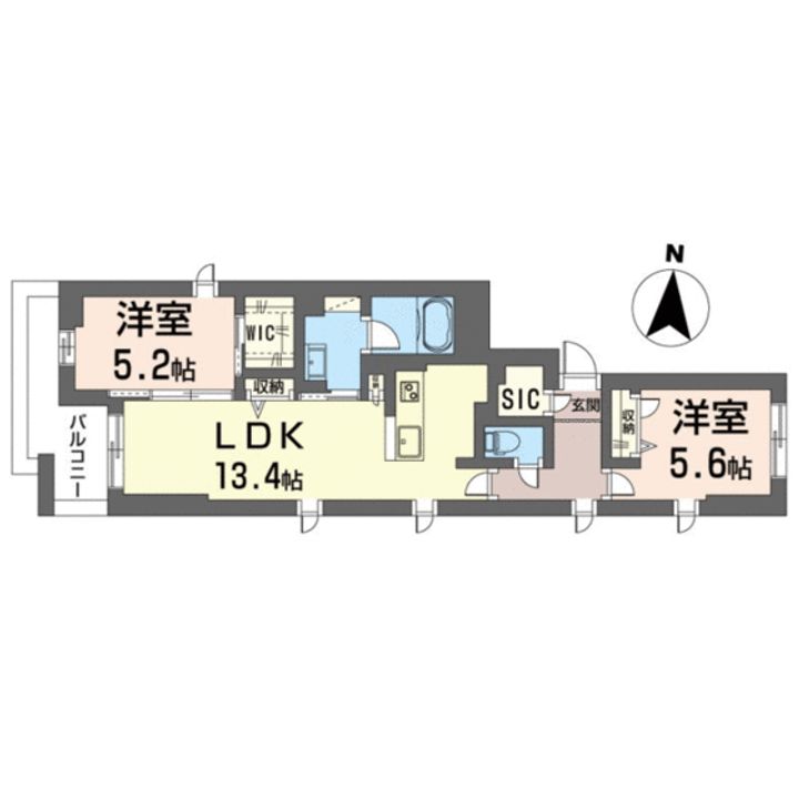 カーサレジオ 赤羽の間取り