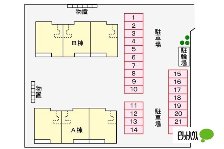 メゾン・グレイスAの地図