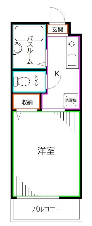 東京都杉並区天沼2(アパート)の賃貸物件の間取り