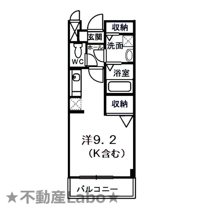 徳島県徳島市応神町古川字戎子野(アパート)の賃貸物件の間取り