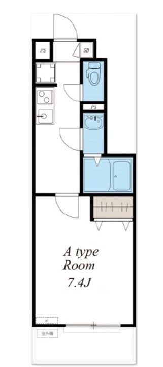 東京都大田区大森南2(アパート)の賃貸物件の間取り