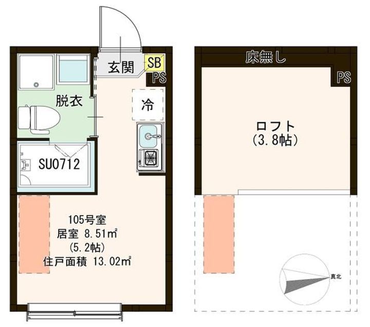 ハーモニーテラス東大泉IIの間取り