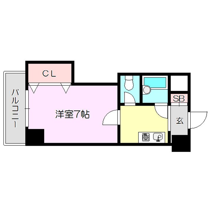 ノルデンハイム柴島の間取り