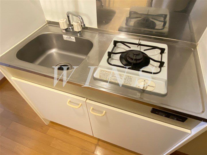 神奈川県川崎市多摩区枡形6(アパート)の賃貸物件のキッチン