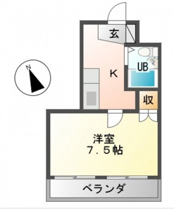 メゾン楠木の間取り