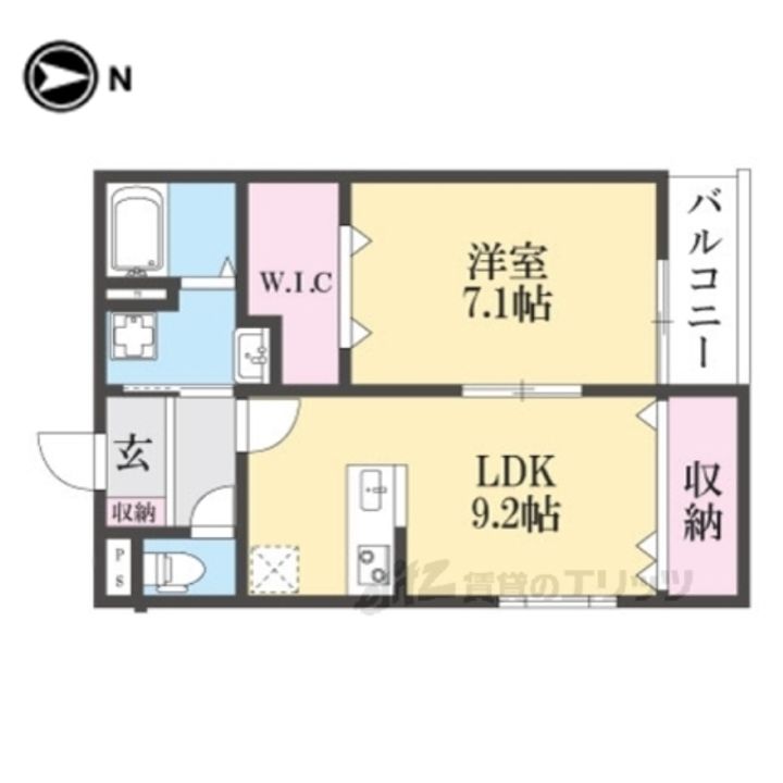 アート星田駅前の間取り