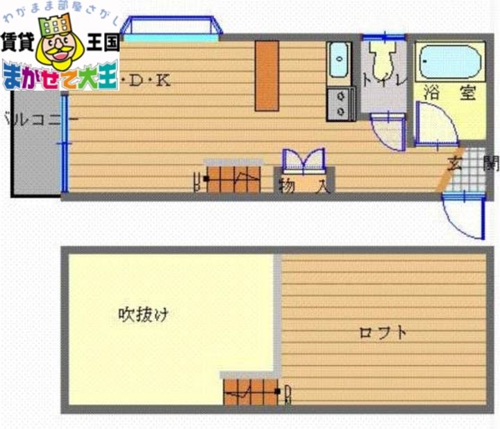 ロフティ本原の間取り