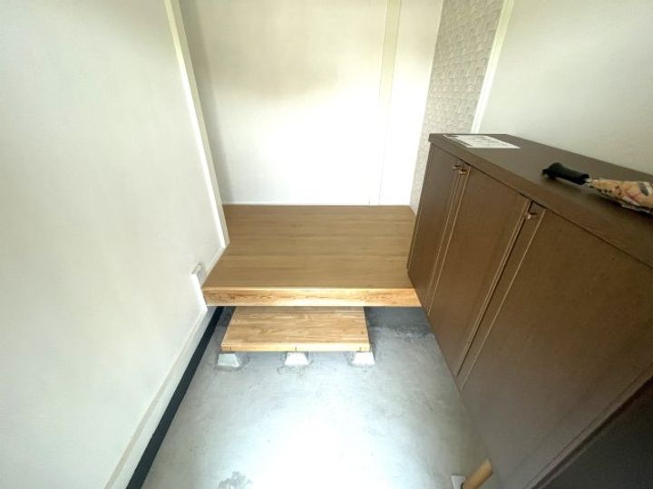 千葉県東金市押堀(一戸建)の賃貸物件の玄関