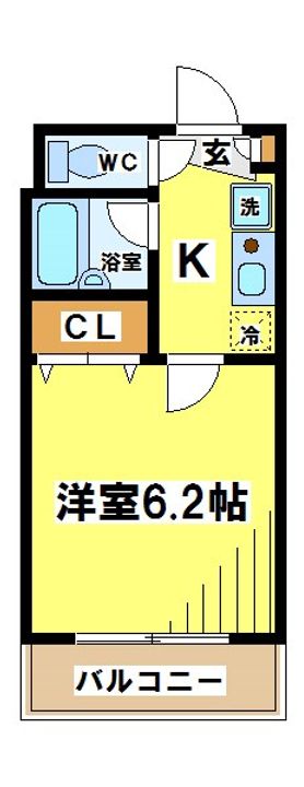 東京都世田谷区上祖師谷1(マンション)の賃貸物件の間取り