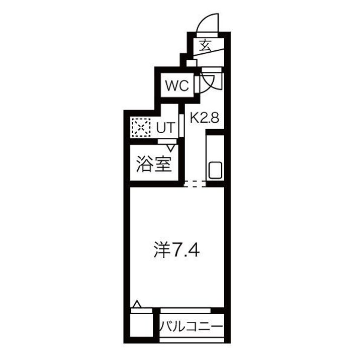 クレアBの間取り