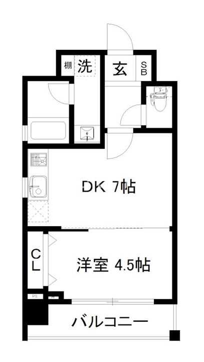 ベラジオ京都七条ウエストの間取り