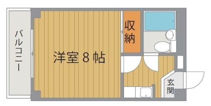 大阪府大阪市浪速区日本橋東2(マンション)の賃貸物件の間取り
