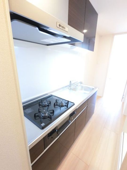 群馬県太田市宝町(アパート)の賃貸物件のキッチン