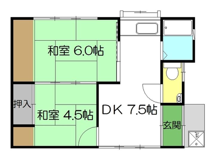 高知県高知市前里(一戸建)の賃貸物件の間取り
