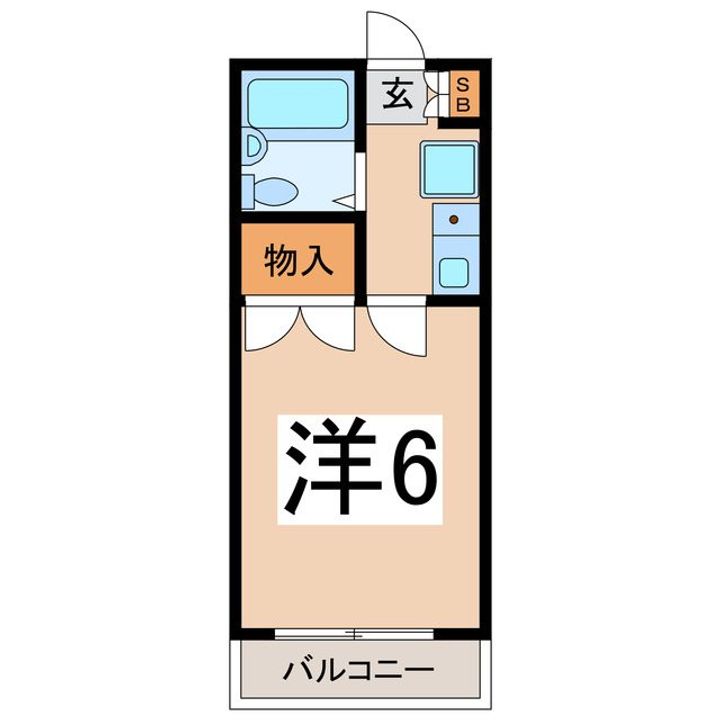 エムテス高畑の間取り