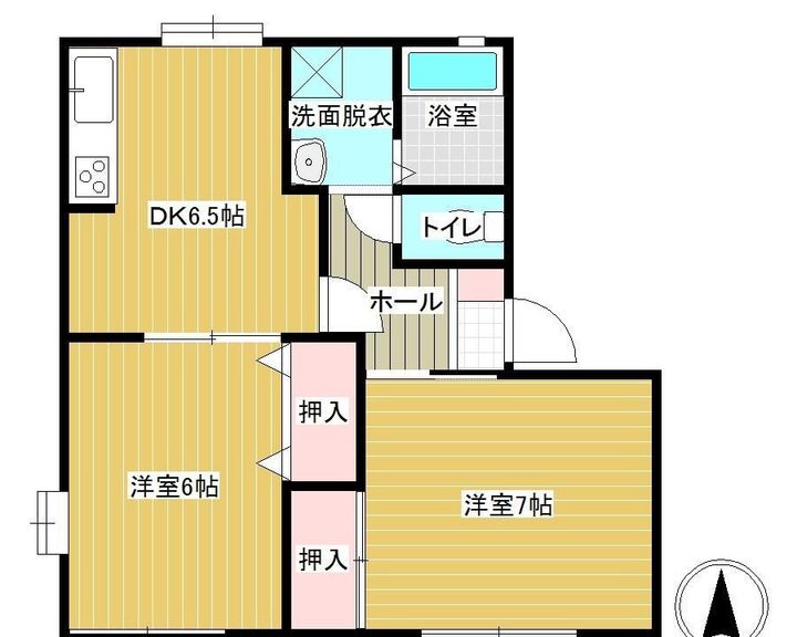 コーポ・ボナールAの間取り