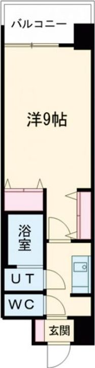 大阪府堺市堺区甲斐町東1(マンション)の賃貸物件の間取り
