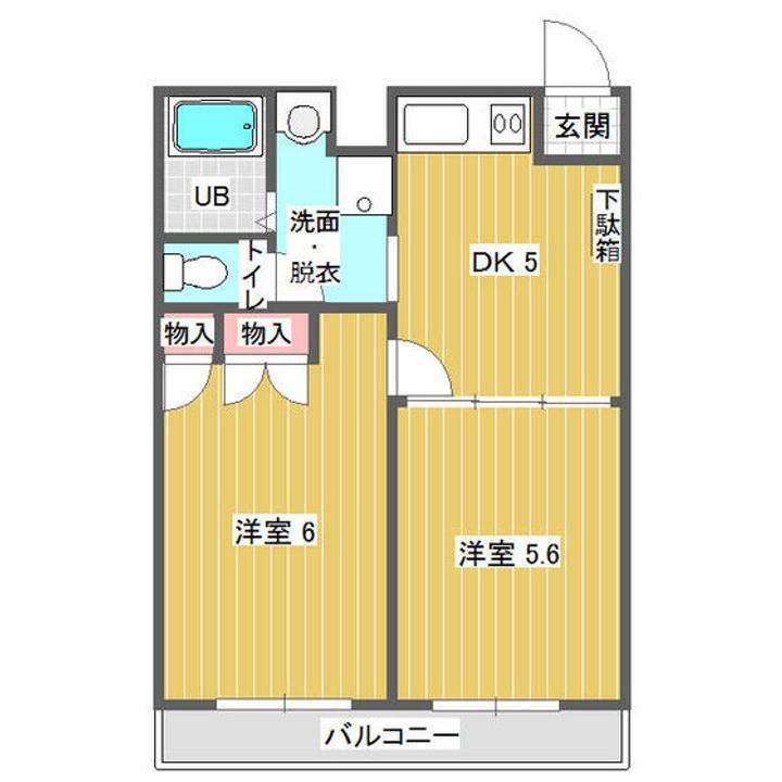パストラル若宮の間取り
