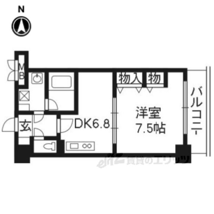 プラネシア星の子京都駅前西の間取り