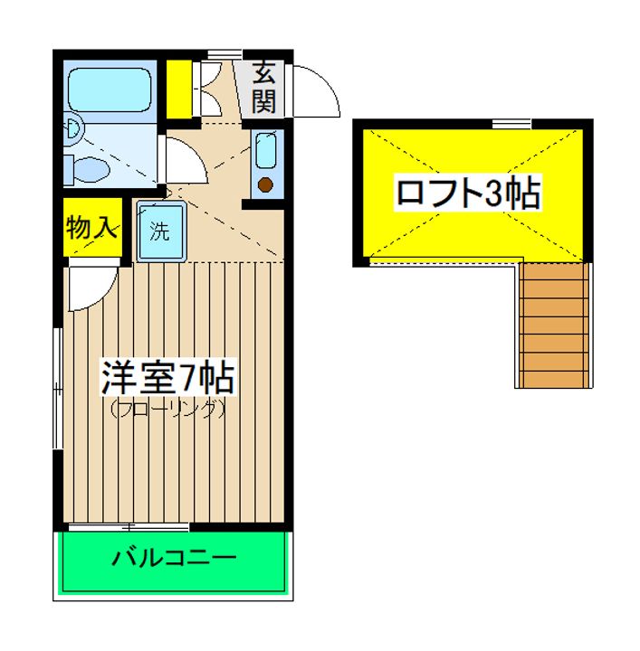 ウエストヨコハマの間取り