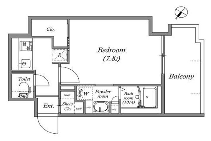 ジェノヴィア神戸湊川公園の間取り