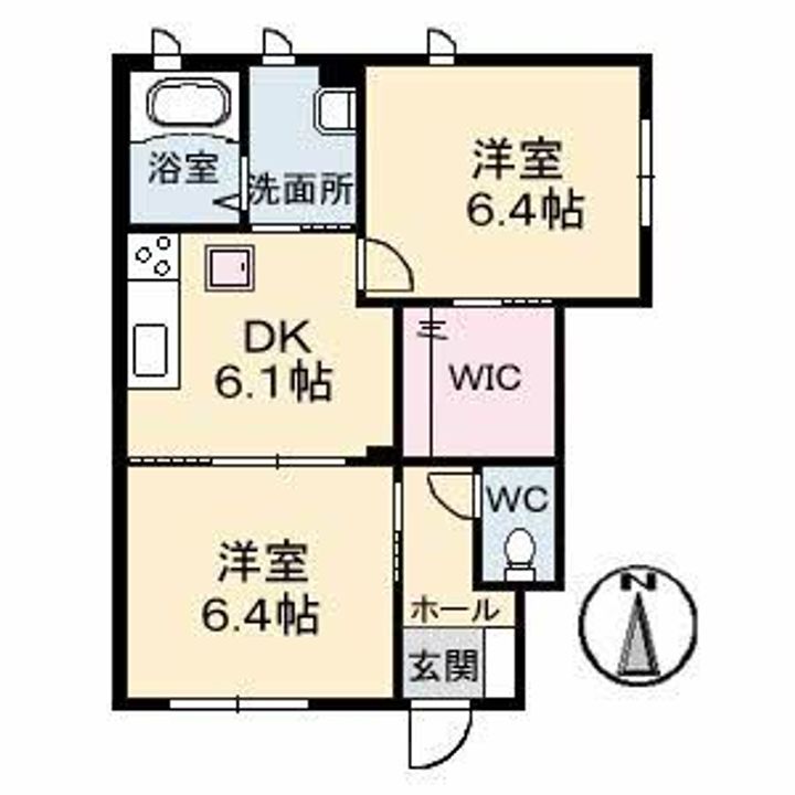 プラージュの間取り