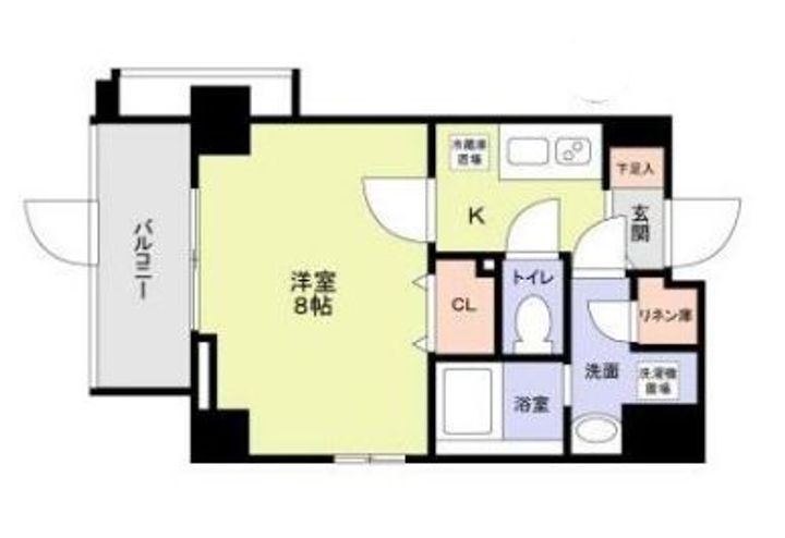 東京都台東区台東3(マンション)の賃貸物件の間取り