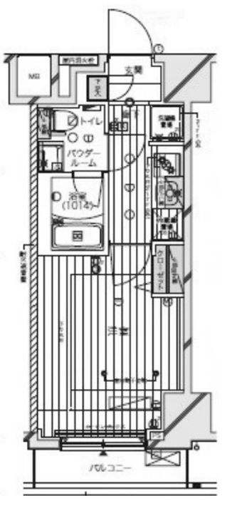 東京都足立区千住東1(マンション)の賃貸物件の間取り