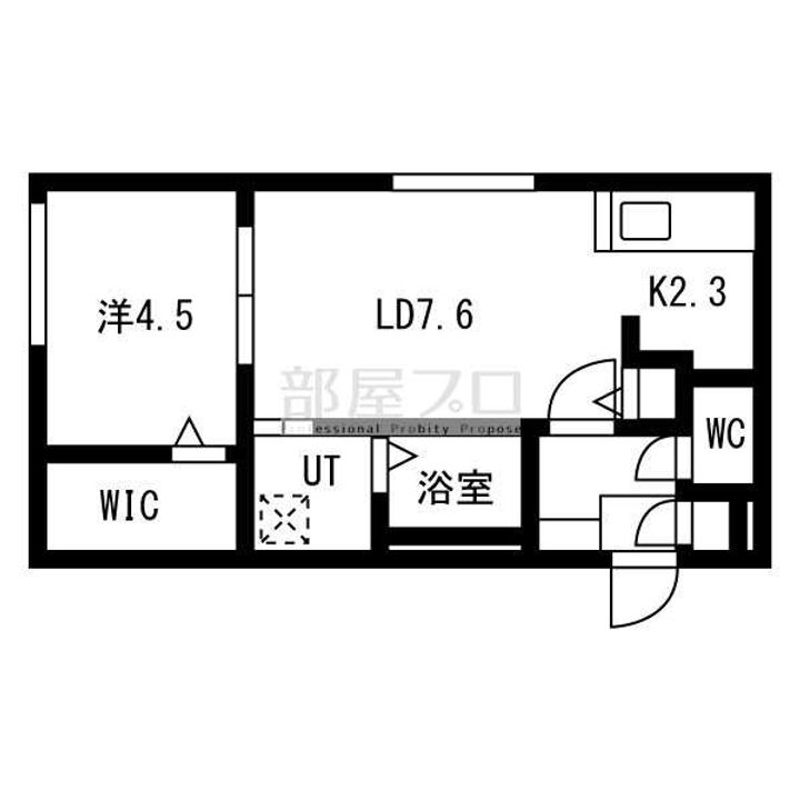 仮)月寒東5-6MSの間取り