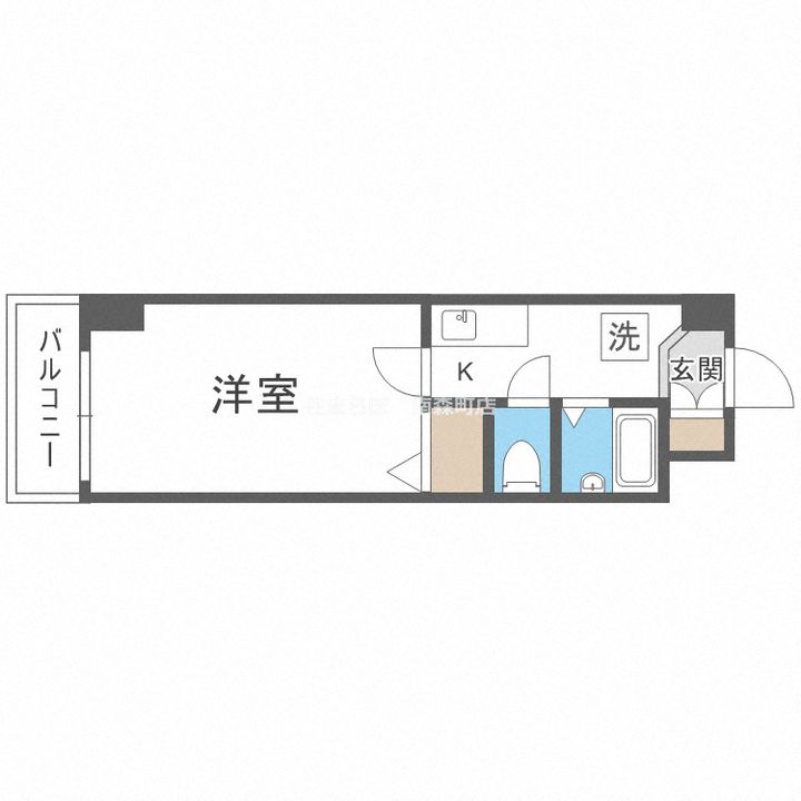 大阪府大阪市北区菅原町(マンション)の賃貸物件の間取り