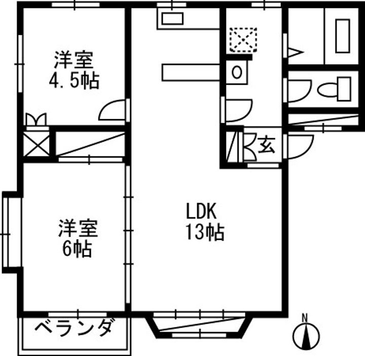 マンション・リベラの間取り