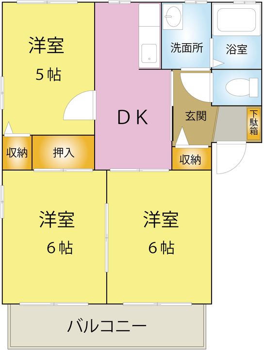 アークステージBの間取り