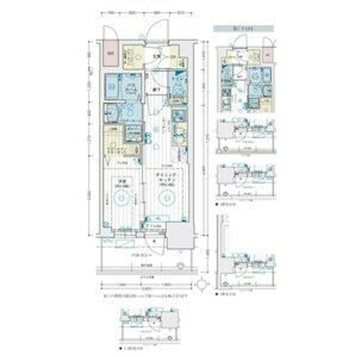 愛知県名古屋市中村区日吉町(マンション)の賃貸物件の間取り