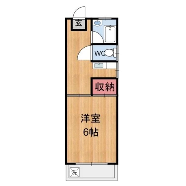 マンスリーマンション 清水の間取り