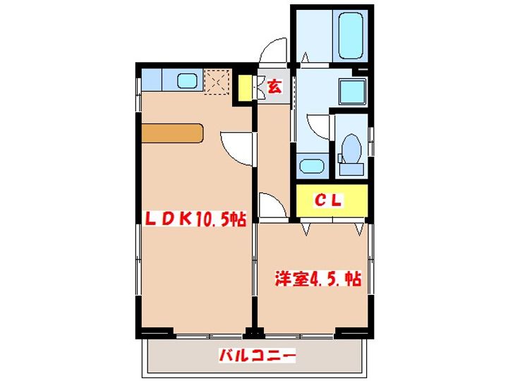 メゾンカモミールの間取り