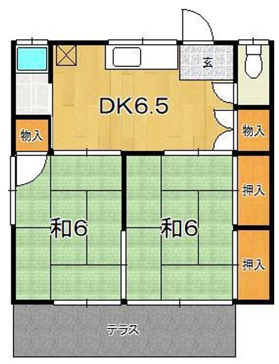 高橋長屋の間取り
