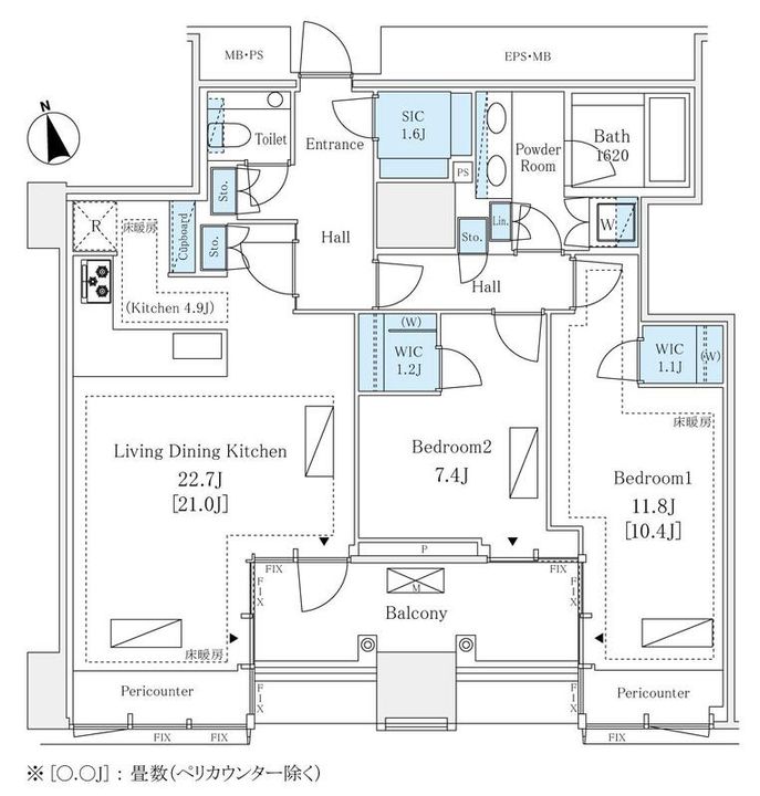 三田ガーデンヒルズ ノースヒルの間取り