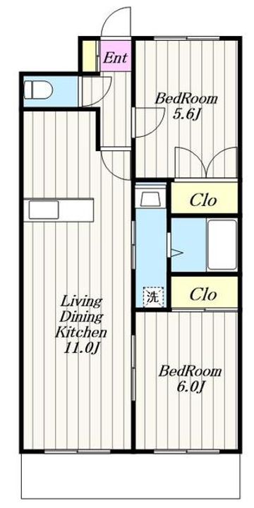 プレーヂオ’99【0】の間取り