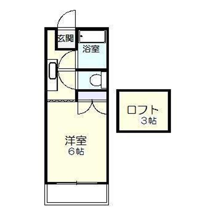 メイプルコート一万城の間取り