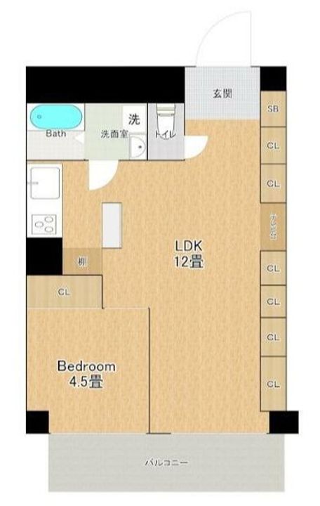 マンハイム西大島の間取り