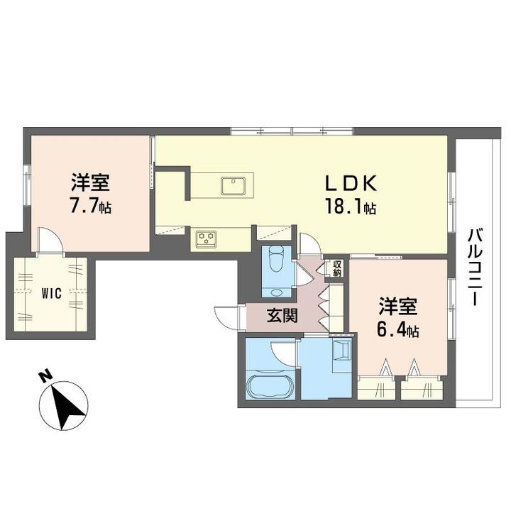 グレイス市谷台町の間取り